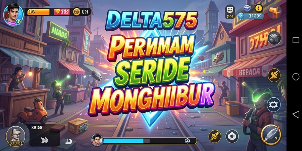 Tampilan gameplay seru dan menantang di DELTA575.