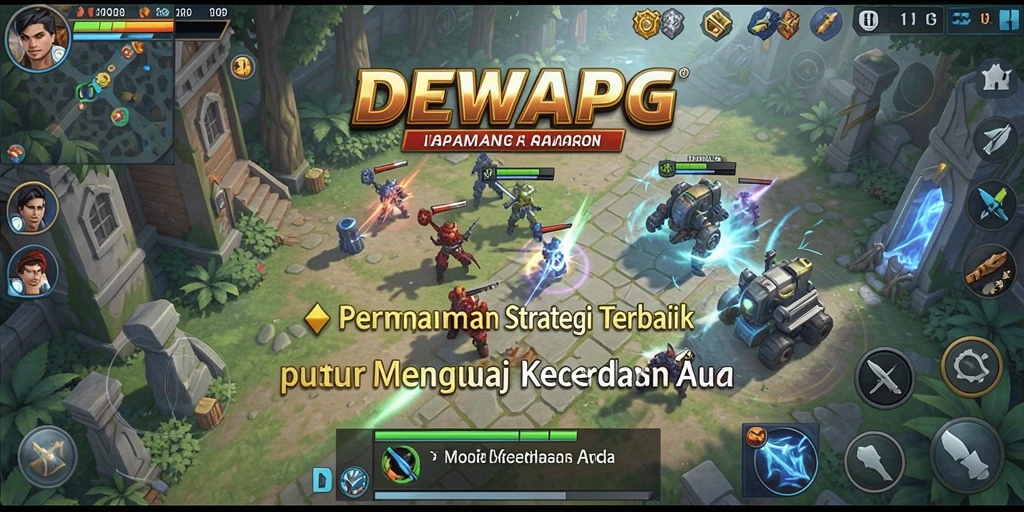 Tangkapan layar DEWAPG menampilkan strategi gameplay yang mendebarkan.