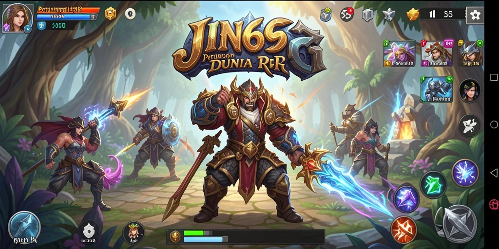 Tampilan menarik dari gameplay RPG JIN69 yang seru.