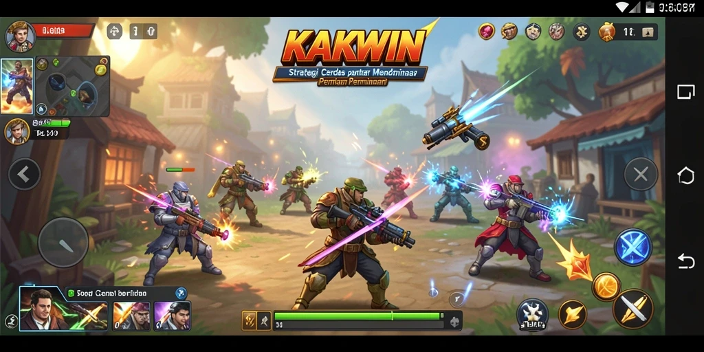 Tampilan menarik dari gameplay KAKWIN yang penuh strategi
