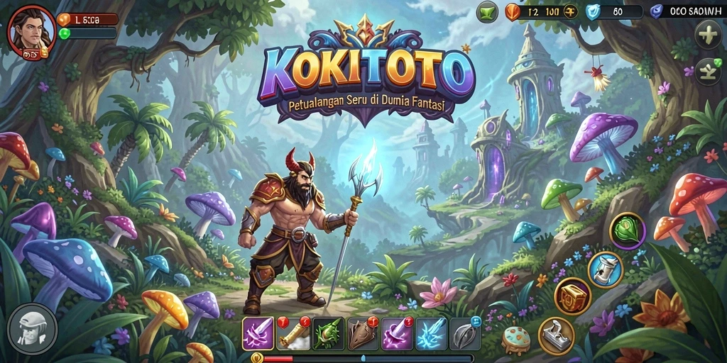 Tampilan gameplay seru dari KOKITOTO yang memikat dan penuh tantangan.