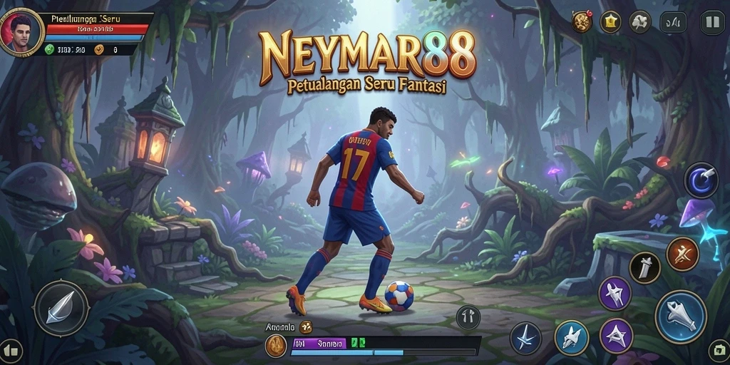 Tampilan gameplay seru dalam petualangan NEYMAR88 yang menantang.