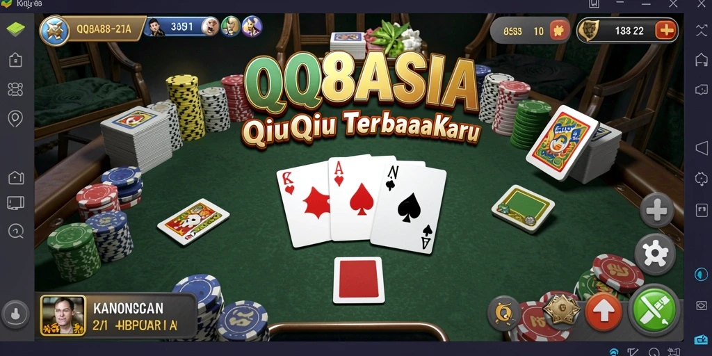Tampilan gameplay QiuQiu yang menarik di QQ88ASIA.