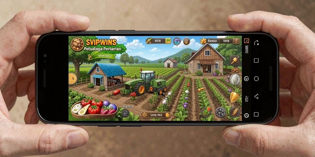 Gameplay menarik di dunia pertanian SVIPWINS yang penuh warna.