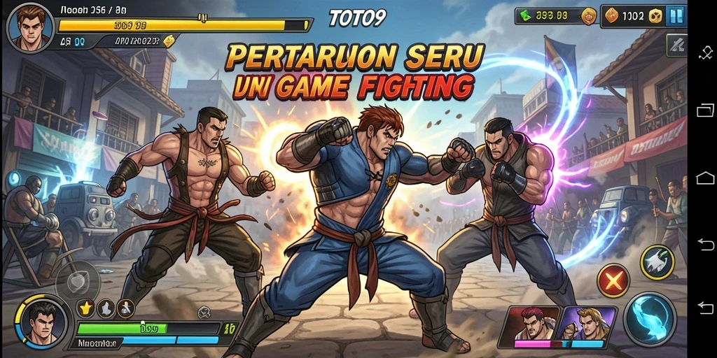 Tampilan seru dan aksi pertarungan dalam screenshot TOTO99.